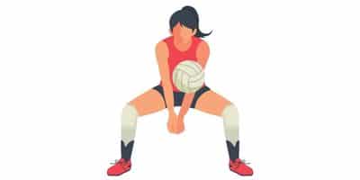 volleyball player setting icon
