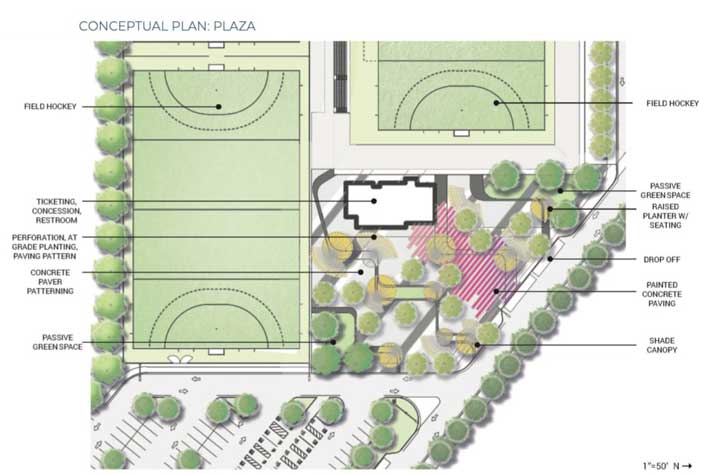 MG Sports Complex Glendale AZ plan